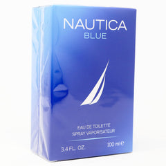 Nautica blue front bottle showing sleek design and easy daily use