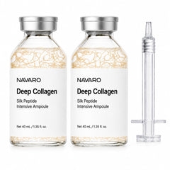 Navaro front packaging showing ampoule bottles and clear benefits