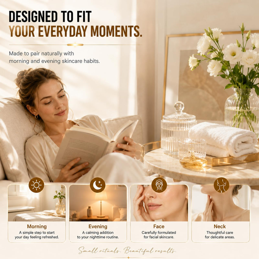 Navaro displayed in bathroom routine to show daily use convenience