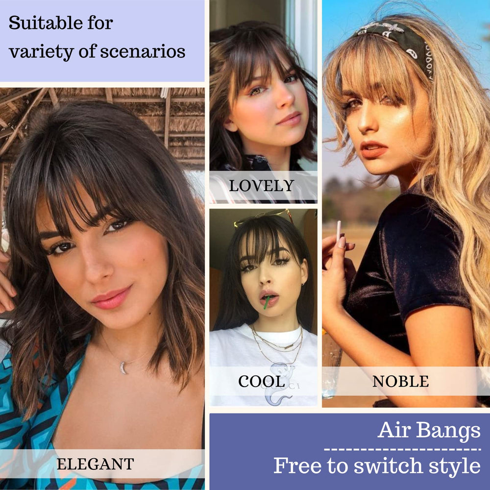 NAYOO bangs after styling curled to demonstrate heat-friendly versatility