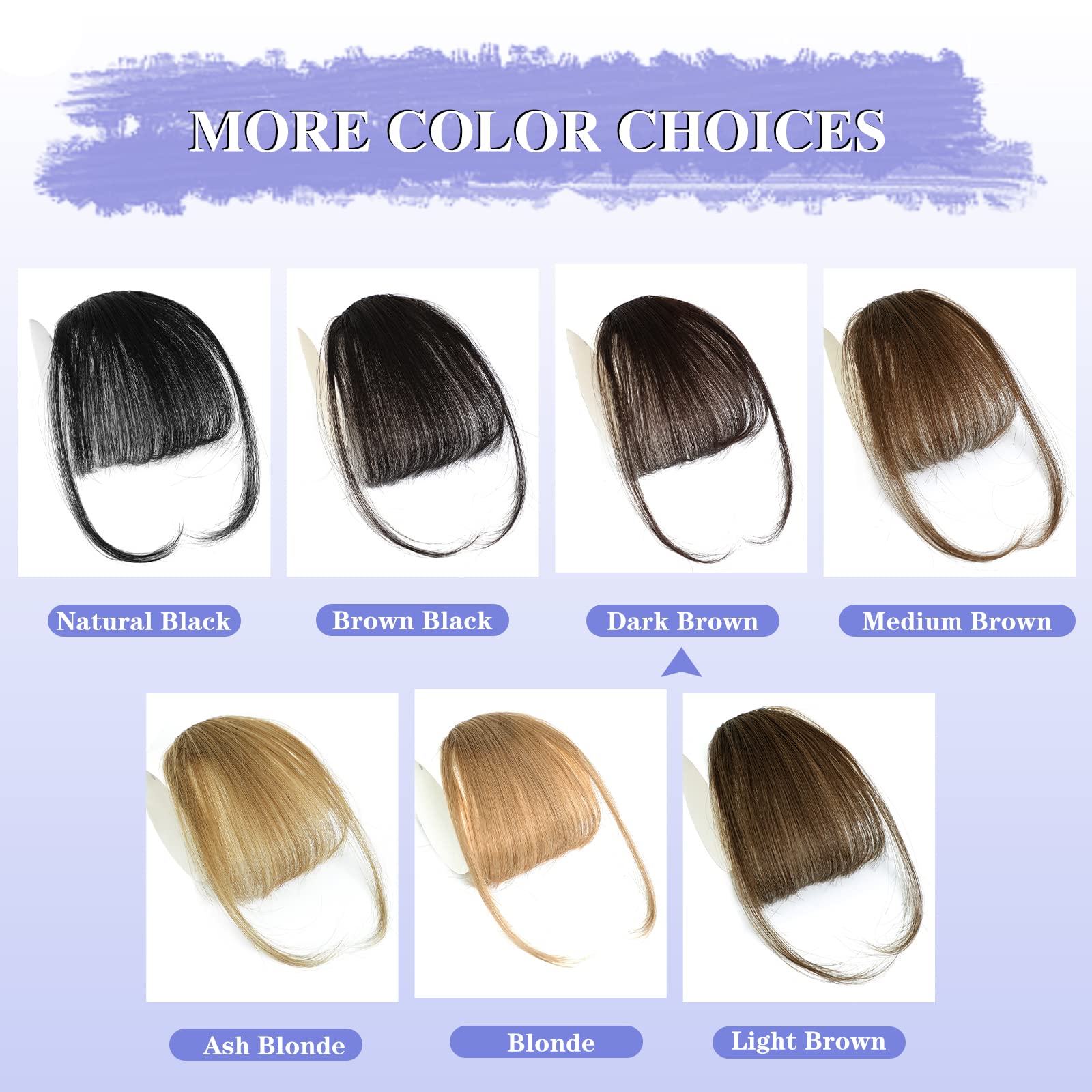 NAYOO bangs worn in lifestyle setting adding instant fringe confidence