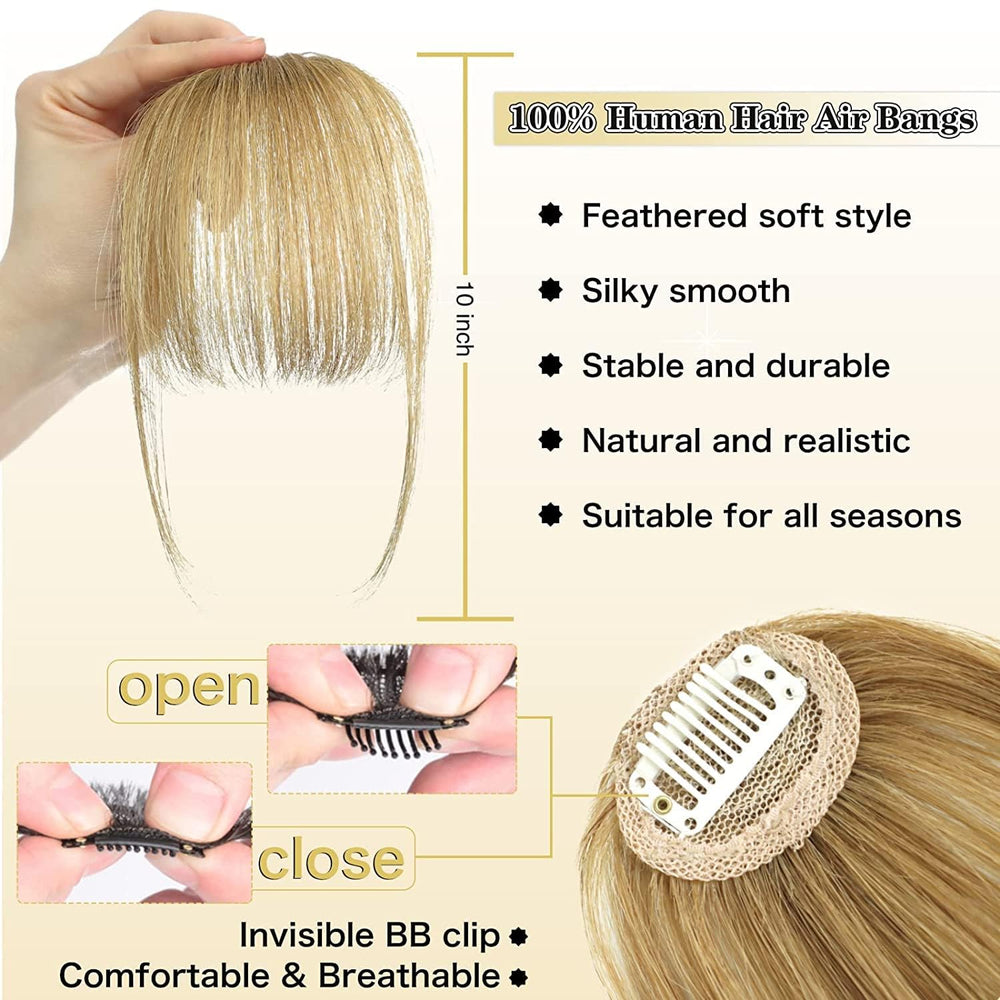 NAYOO model attaching bangs quickly for instant forehead-framing effect