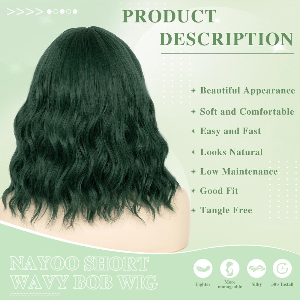 NAYOO side profile showing wave movement and shoulder-length silhouette benefit