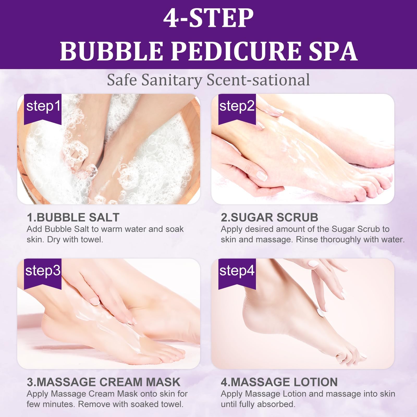 nbc BeautiLab foot soak in use with feet soaking showing relaxation and softness benefit