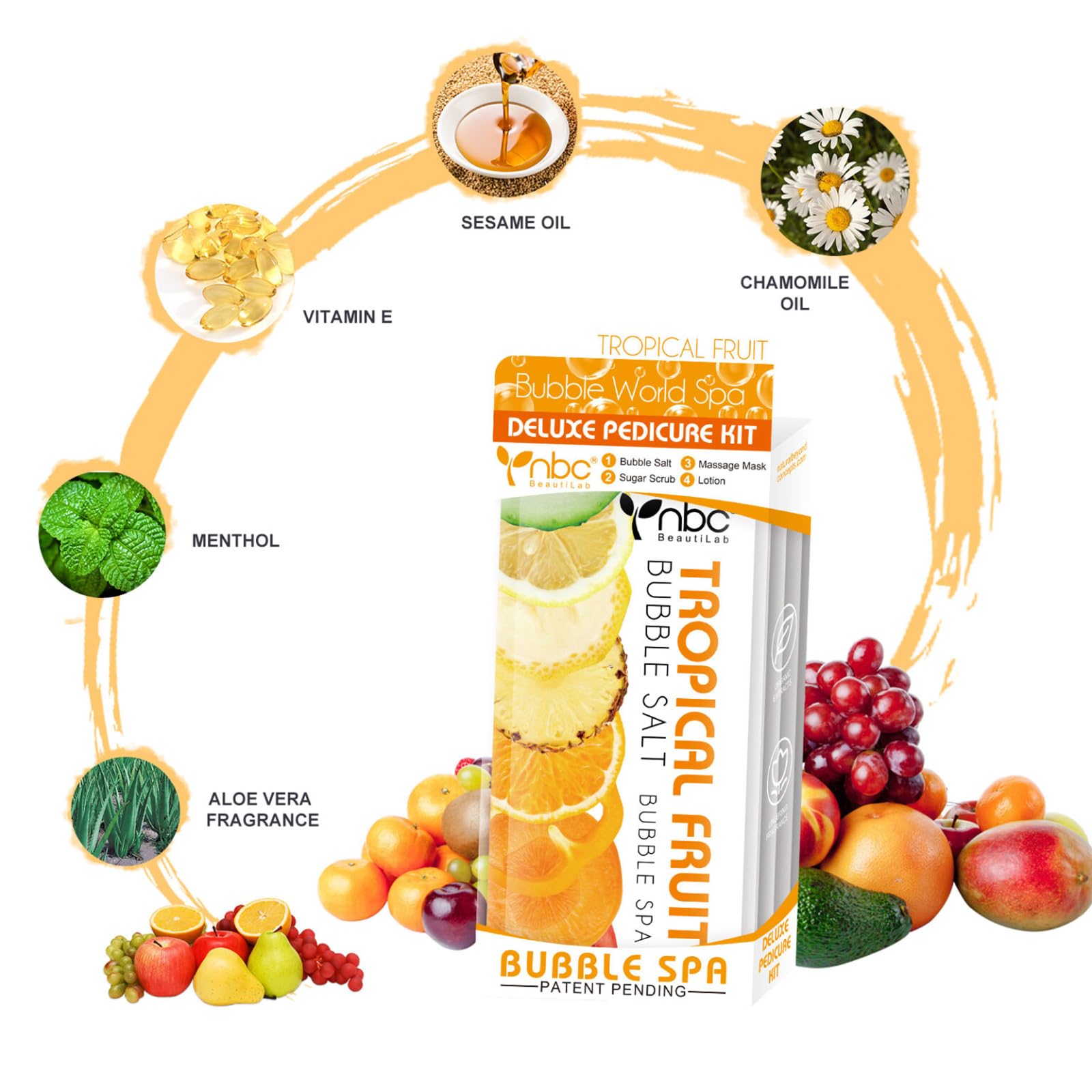 nbc BeautiLab mask applied to feet demonstrating intense hydration benefit