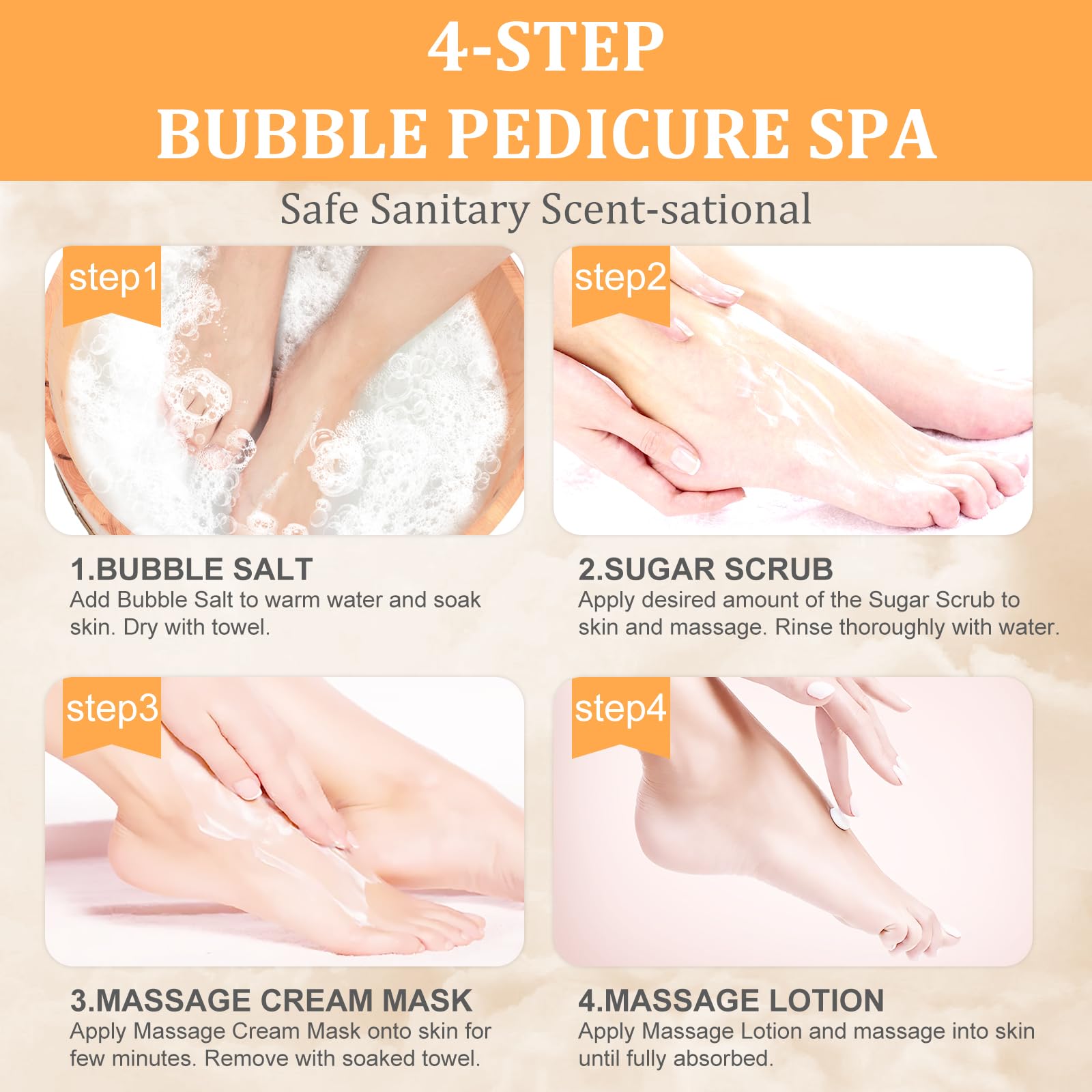 nbc BeautiLab massage lotion pouring from bottle illustrating smooth glide and softness