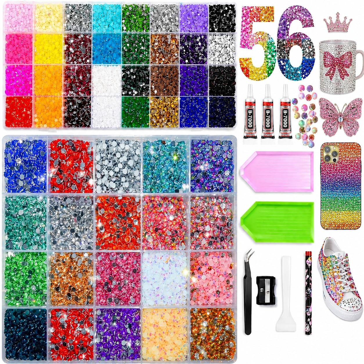 Nebulightstar front packaging displaying full bedazzling kit components and convenience