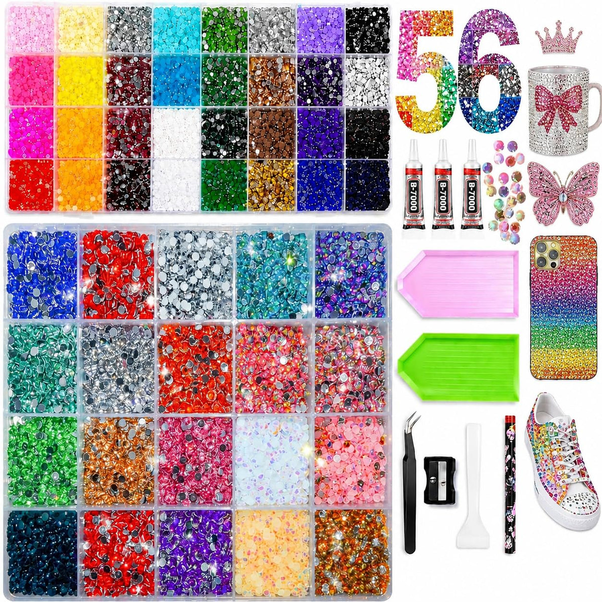Nebulightstar front packaging displaying full bedazzling kit components and convenience