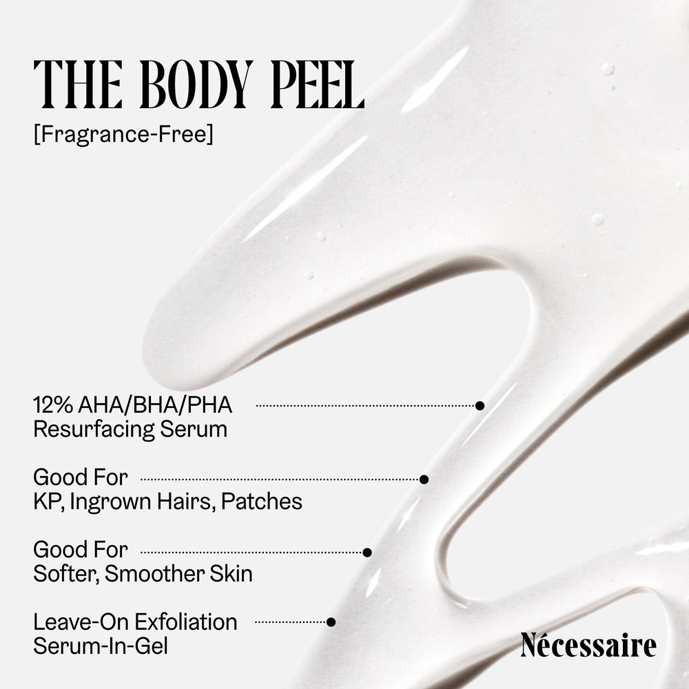 Nécessaire gel texture close-up highlighting lightweight spreadability and easy absorption