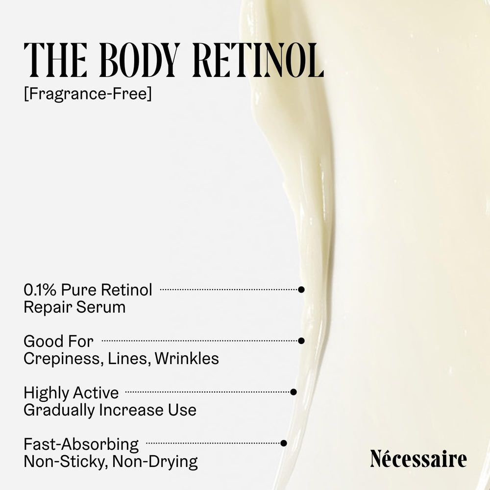 Nécessaire cream texture close-up showing lightweight spreadability benefit