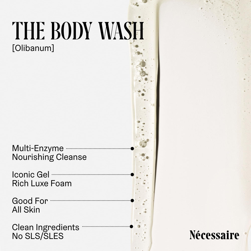 Nécessaire pump close-up highlighting easy dispensing and convenience