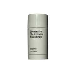 Nécessaire front packaging showing sleek tube and eucalyptus scent benefit
