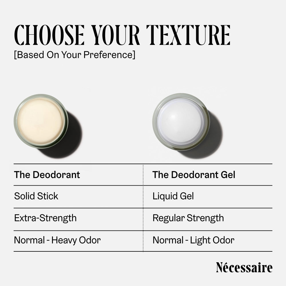 Nécessaire label close-up highlighting ingredients and gentle formulation benefit