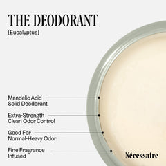 Nécessaire texture close-up of solid stick demonstrating smooth application