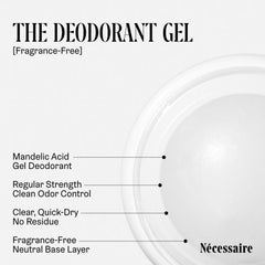 Nécessaire texture closeup showing lightweight cream that absorbs fast