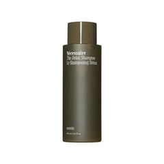 Nécessaire front bottle shot showing minimalist design and clarifying benefit