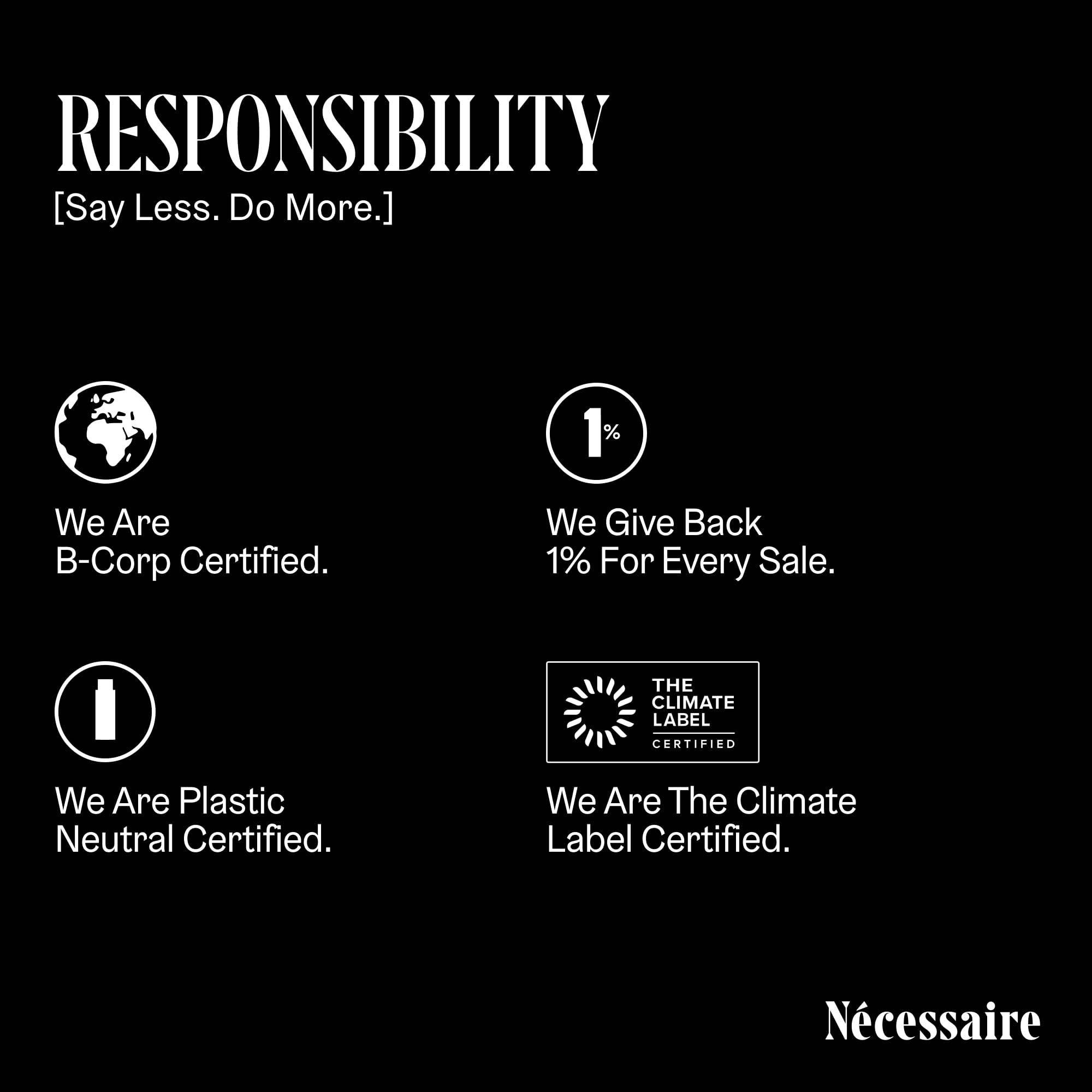Nécessaire on bathroom vanity in lifestyle scene indicating ritual and calm