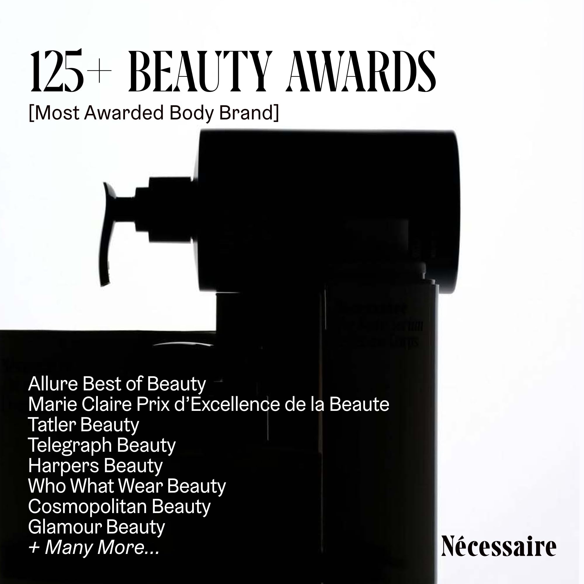 Nécessaire shampoo in shower scene, conveys everyday use and calming scent