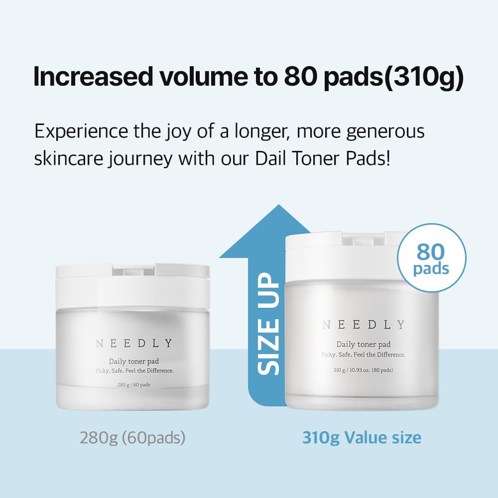 NEEDLY extra-large cotton pad close-up highlighting surface texture and coverage