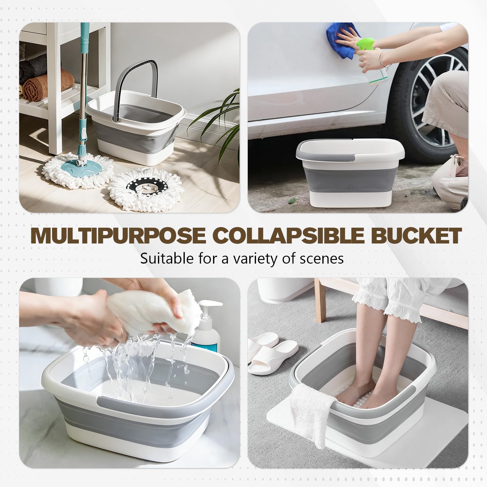 Neeklinny foot soak in use showing relaxation benefit and comfortable depth