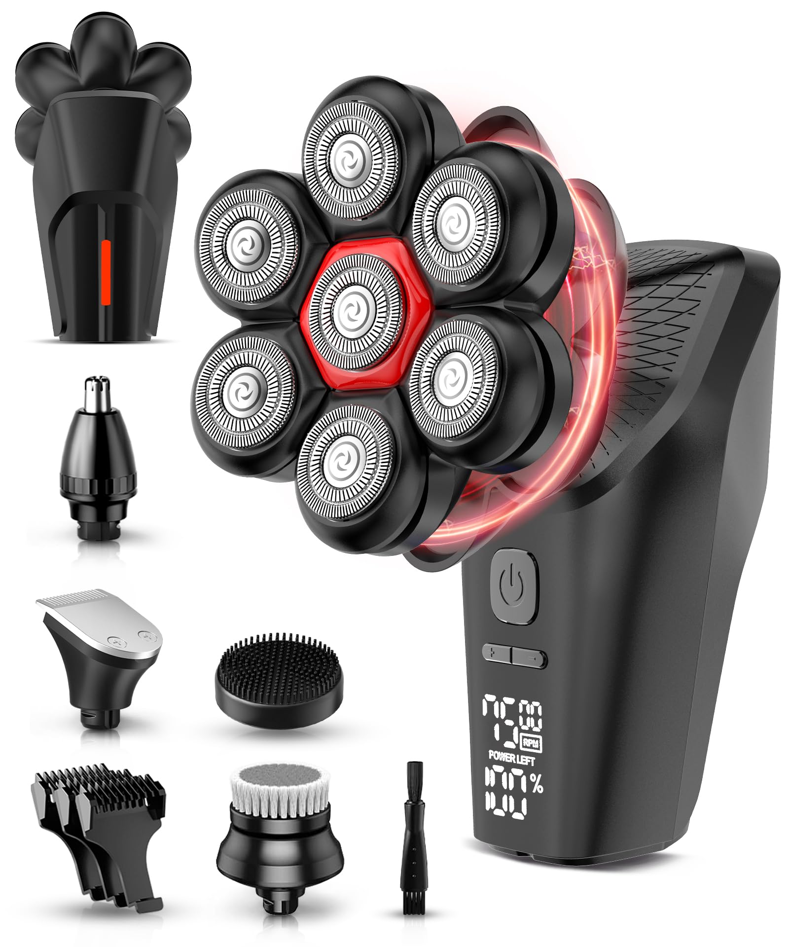 NEICIT Tornado Black front view showing LED display and ergonomic grip for easy control