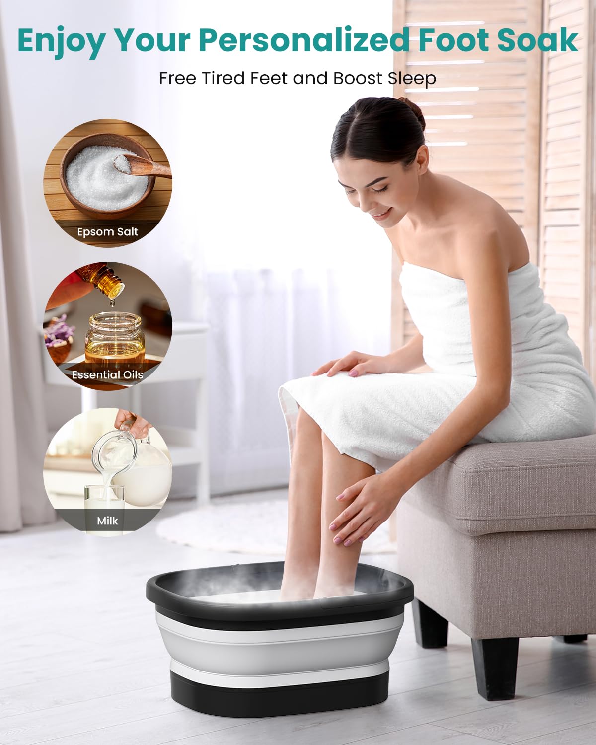 Nekteck close-up of 138 massage nodes for increased foot stimulation benefit