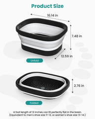 Nekteck collapsed flat to slim profile offering compact storage benefit