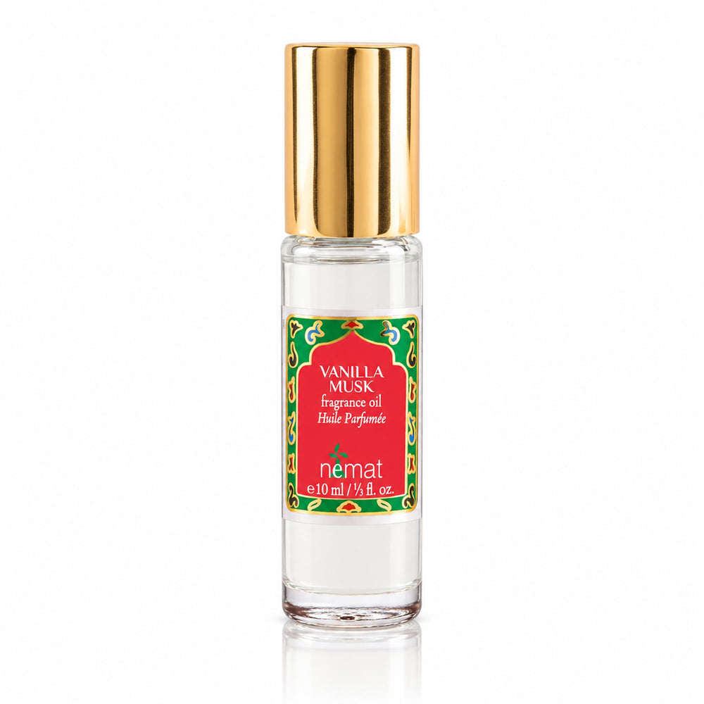 Nemat front bottle view showing label and compact size for easy travel