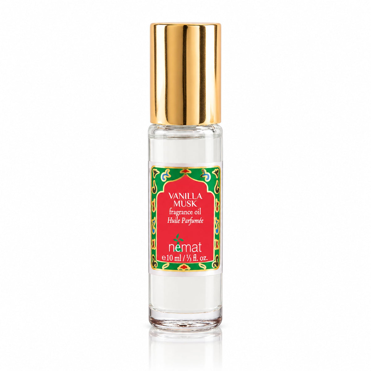 Nemat front bottle view showing label and compact size for easy travel