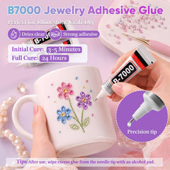 NEOACT B7000 glue with precision needle applicator for neat adhesion
