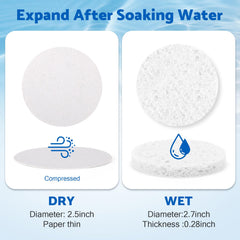 NEOACT expanded sponge close-up showing soft cellulose texture for gentle cleansing