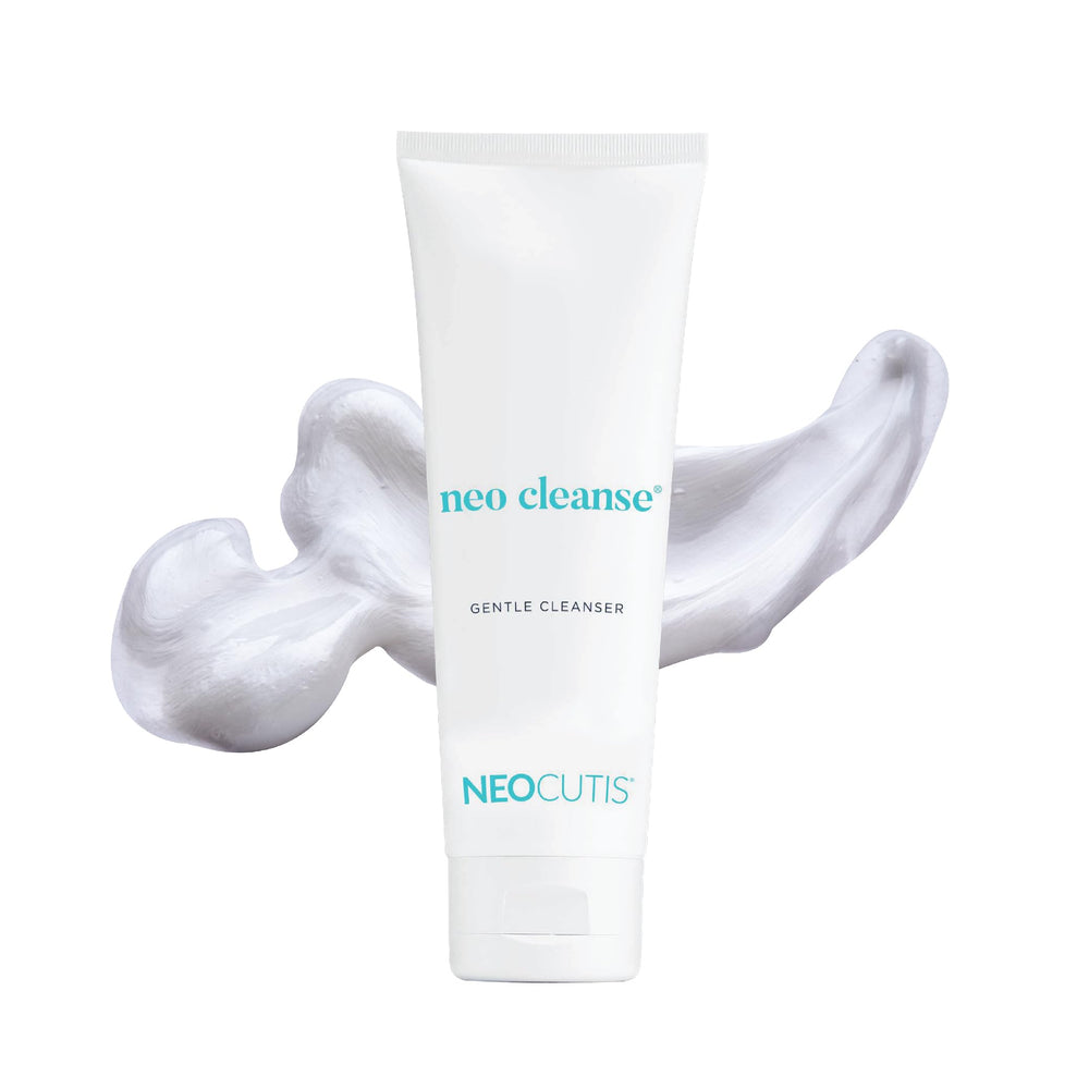 NEOCUTIS bottle front view showing gentle cleanser for hydrated skin