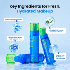 NEOGENLAB DERMALOGY spray in hand shows size and travel-friendly benefit