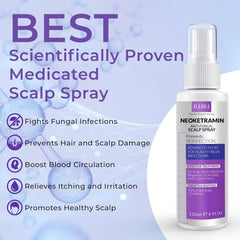 Rida Hair Research Institute label detail highlighting ingredients and directions benefit