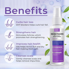 Rida Hair Research Institute spray nozzle closeup for precise application benefit
