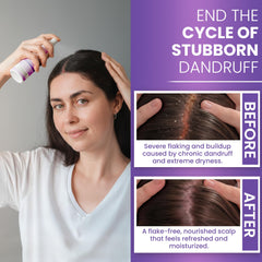 Rida Hair Research Institute clear droplet on skin showing lightweight texture benefit