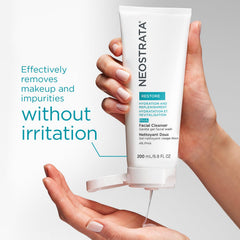 NEOSTRATA bottle next to moisturizer showing routine compatibility benefit