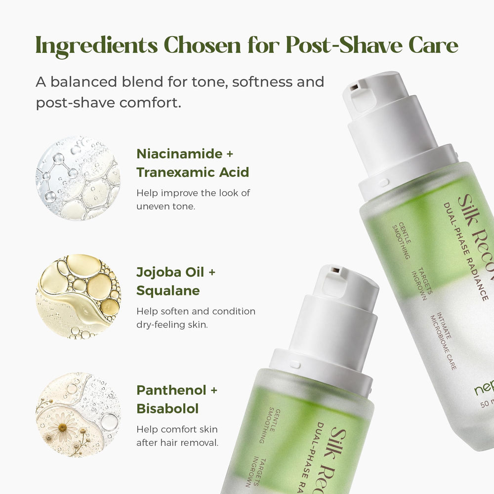 nephaea close-up of oil texture on fingertip highlighting lightweight absorption benefit