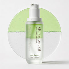 nephaea front bottle showing bi-phase layers and clear branded label for quick ID and benefit
