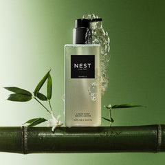 NEST New York lather detail showing creamy foam that cleanses effectively