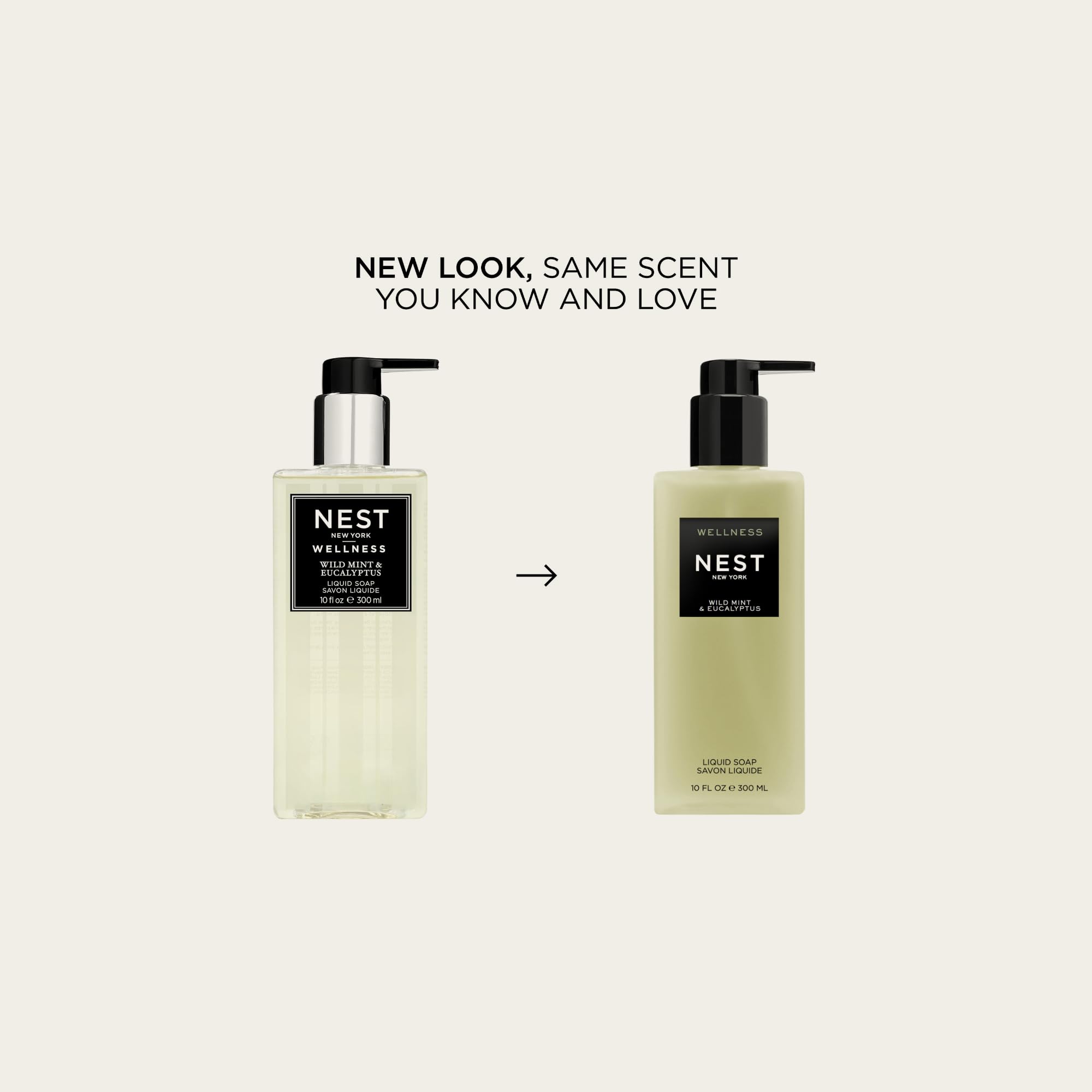 NEST New York pump close-up highlighting easy dispensing and controlled use
