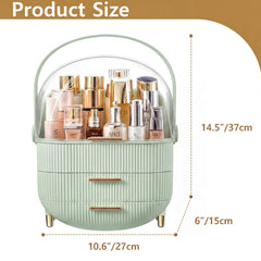 NestOrganix open drawers arranged with bottles and lipsticks for tidy storage