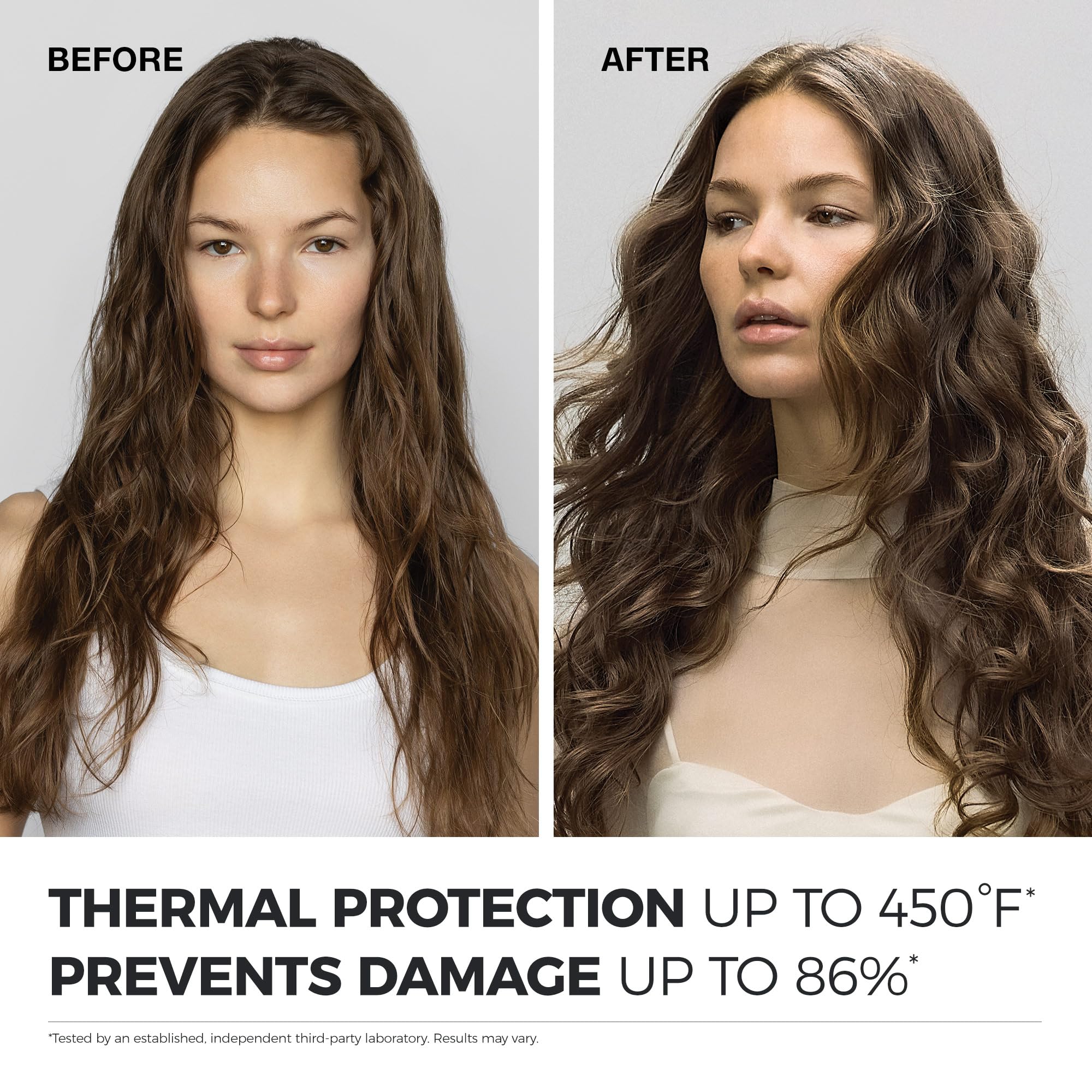 Finished blowout with Neuro Prime delivering shiny, frizz-reduced hair and salon finish