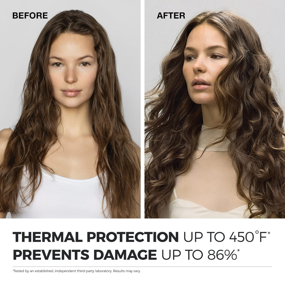 Finished blowout with Neuro Prime delivering shiny, frizz-reduced hair and salon finish
