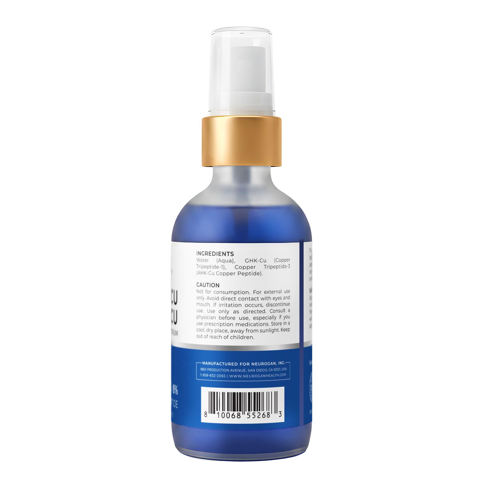 Neurogan bottle with GMP seal highlighting quality and third-party testing