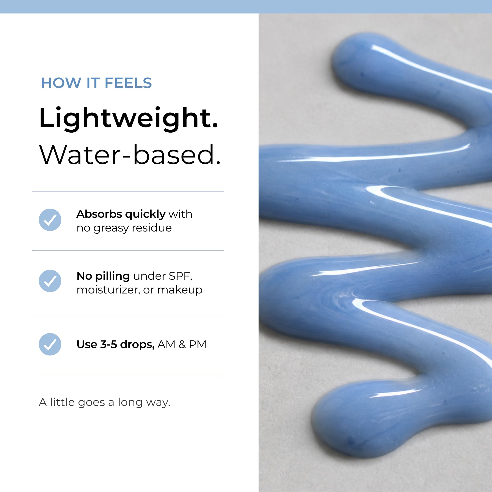 Neurogan applied to neck and chest, even application and layering