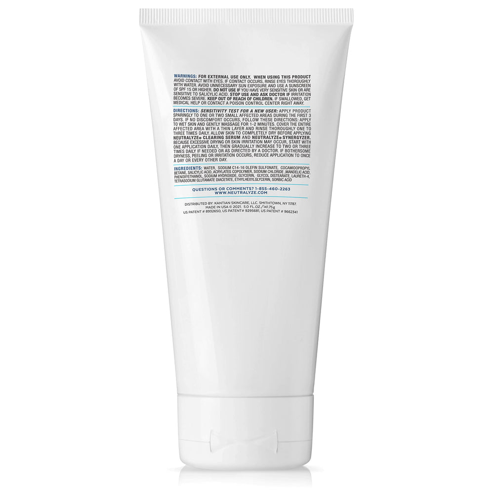 Neutralyze in bathroom routine illustrating morning prep and clear skin
