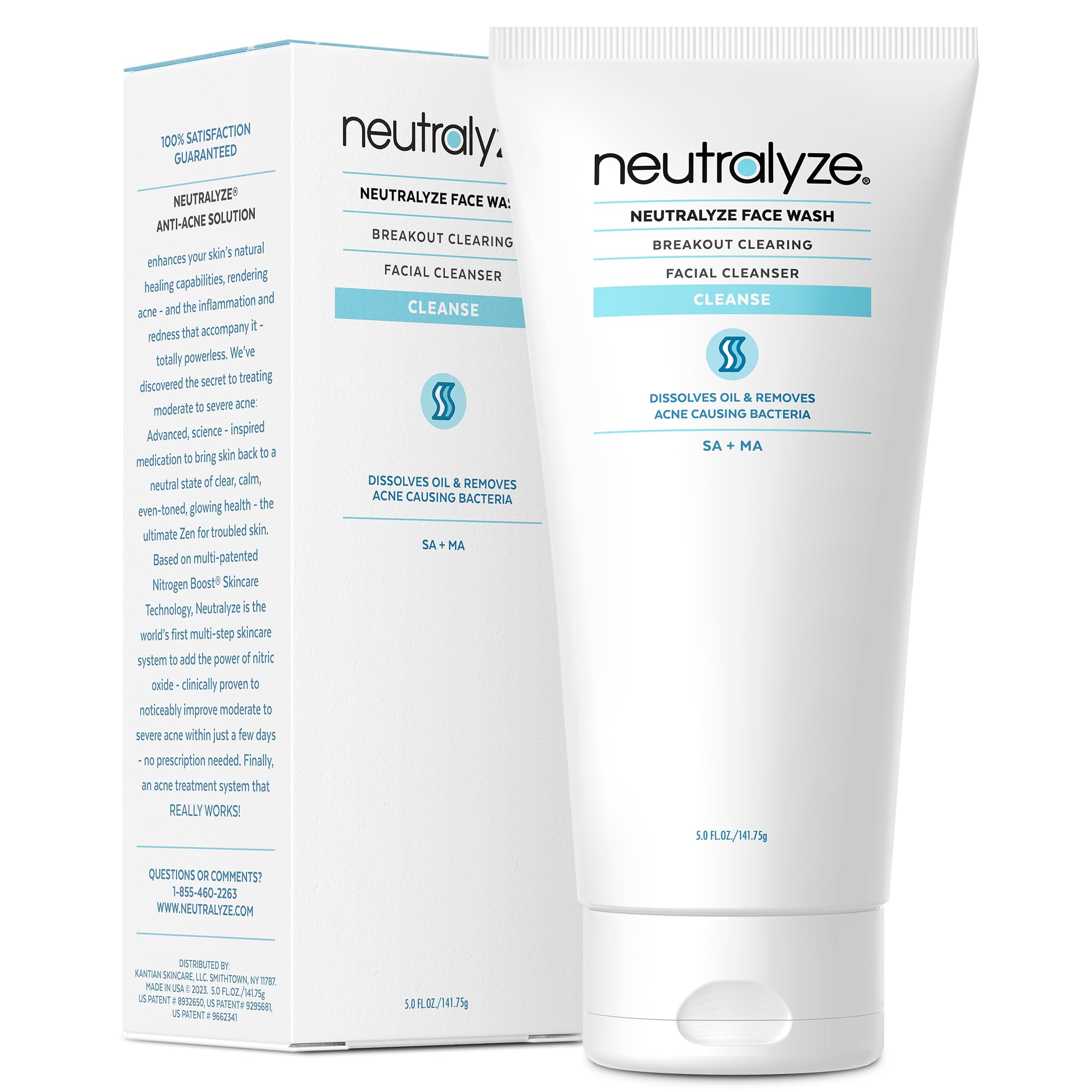 Neutralyze front packaging showing mandelic and salicylic benefits