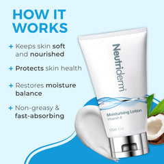 NEUTRIDERM close-up of creamy texture showing smooth, fast-absorbing feel
