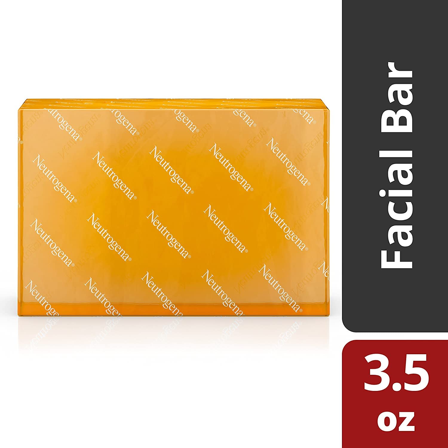 Neutrogena bar and skin after washing illustrating softer, hydrated skin benefit